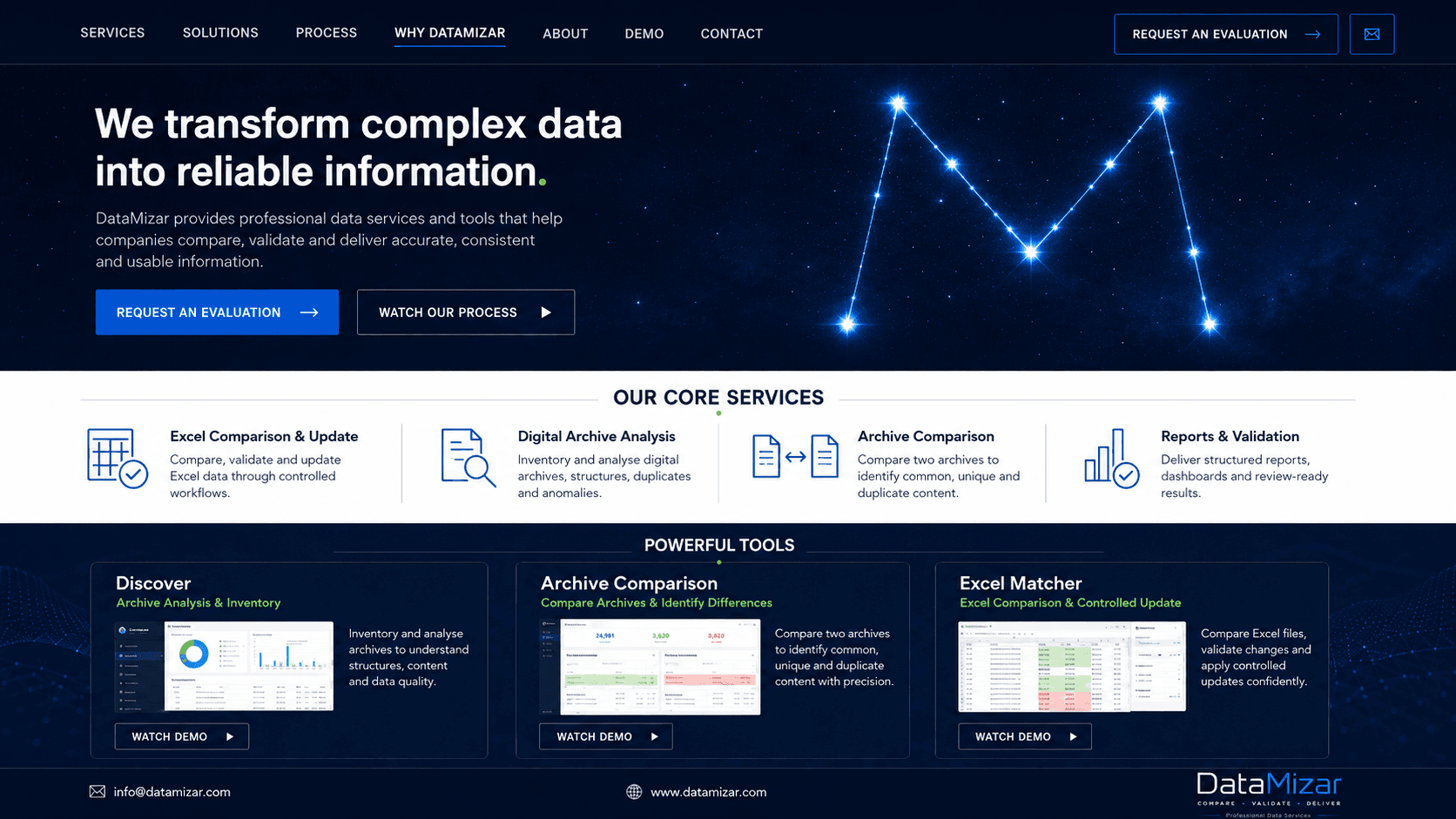 DataMizar - Professional Data Services